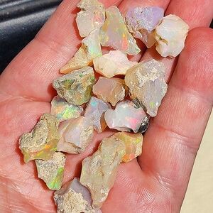 7ctw Ethiopian Fire Opal Rough Untreated Unpolished Uncut Gemstone